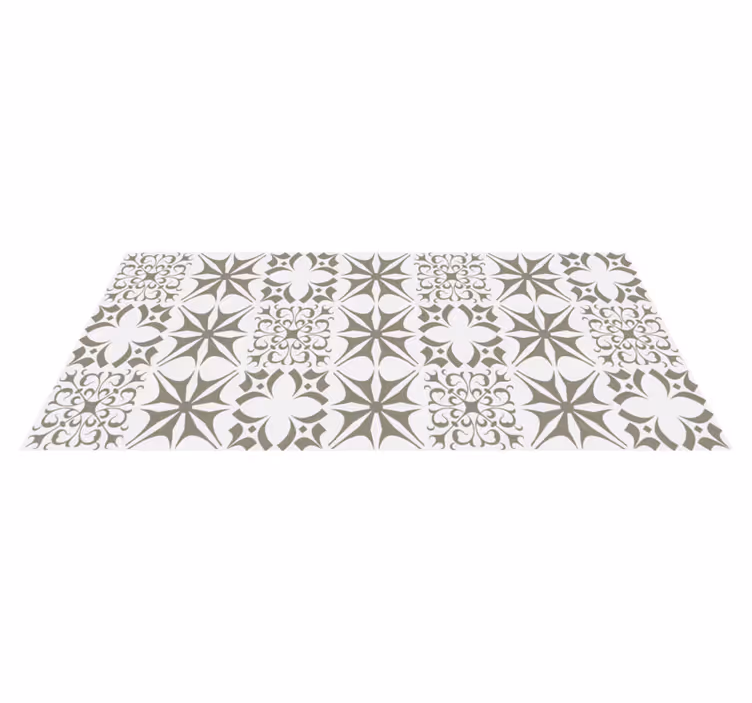Sterpatroon tegels vinyl tapijt mozaïek - TenStickers