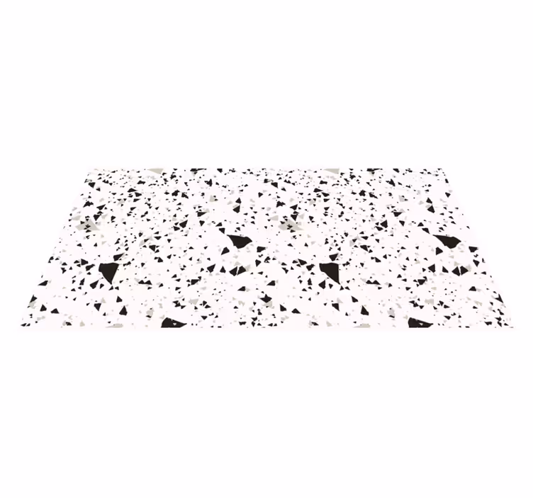 Terrazzo fragmentatie marmeren vinyl tapijt - TenStickers