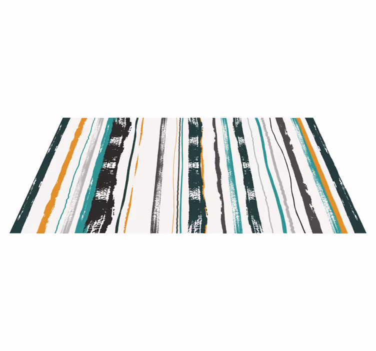 Opvallend lineair motief vinyl tapijt strepen - TenStickers