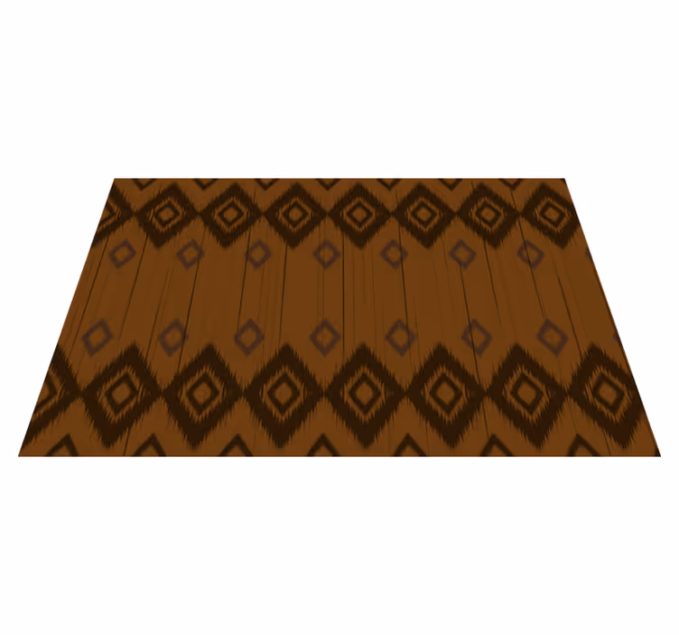 Cultureel geometrisch element vinyl tapijt etnisch - TenStickers