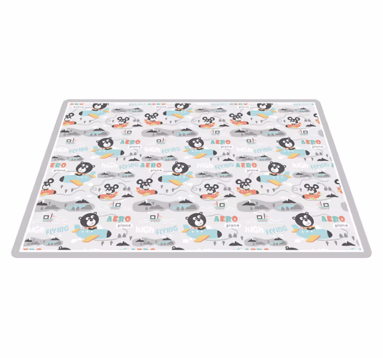 Aero vliegende beren vinyl tapijt kind - TenStickers