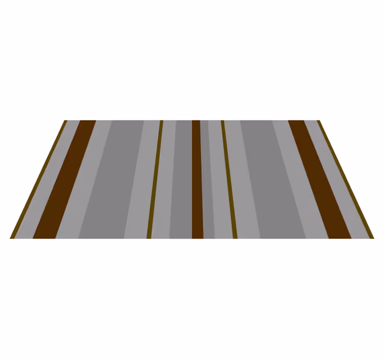 Accent met strepenpatroon vinyl tapijt strepen - TenStickers