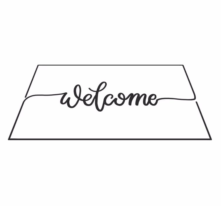 Elegante ontvangst Vinyl tapijt ontvangsthal - TenStickers