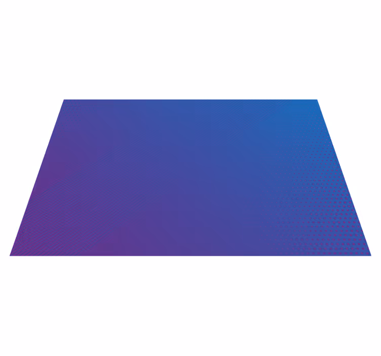 Gradiënt blauw patroon vinyl tapijt modern - TenStickers