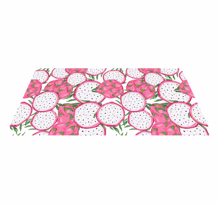 Tropisch fruitconcept vinyl tapijt keuken - TenStickers