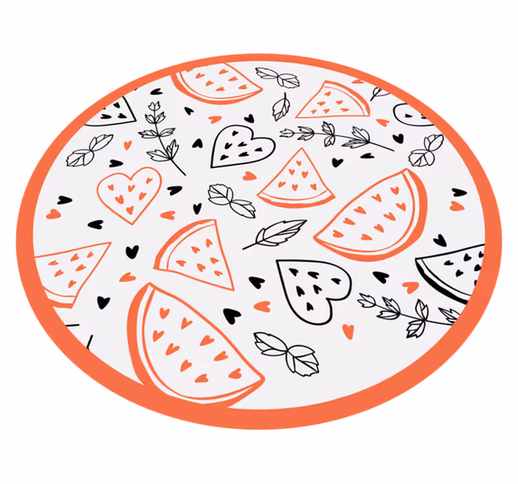 Zoete hartpatronen vinyl tapijt meer kinderen - TenStickers