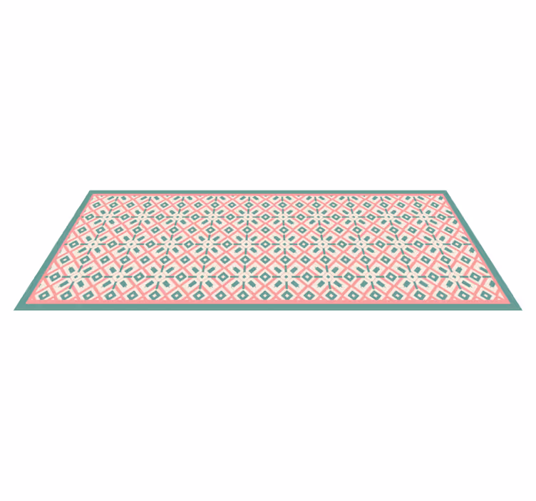 Vinyl tapijt geometrisch levendige geometrische idee - TenStickers