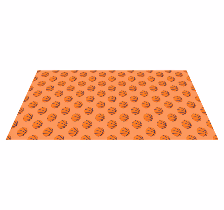 Basketbalconcept vinyl tapijt spel - TenStickers