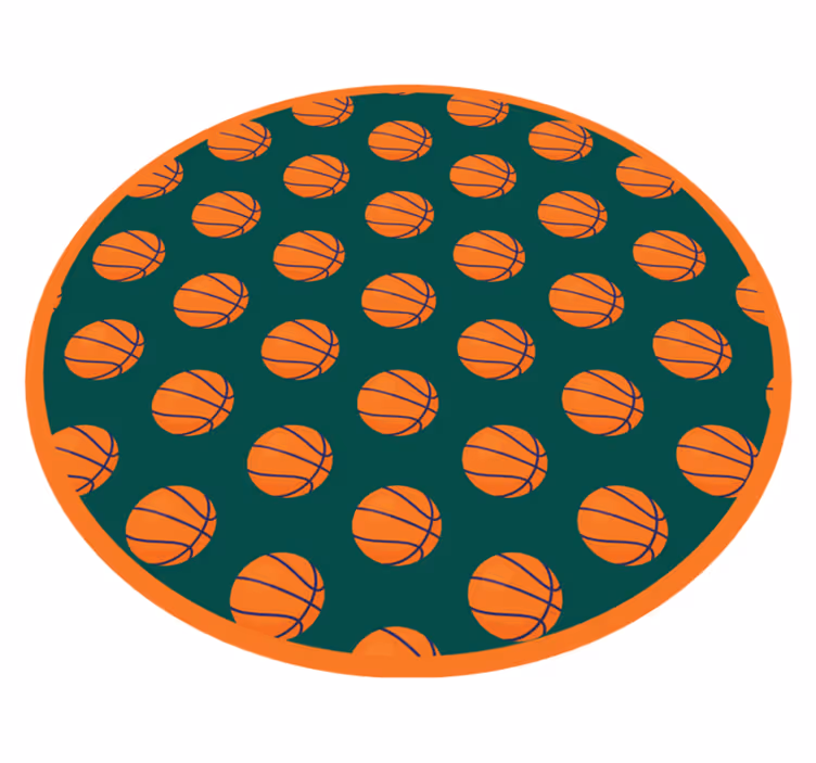 Vinyl tapijt snelwegen basketbal idee - TenStickers