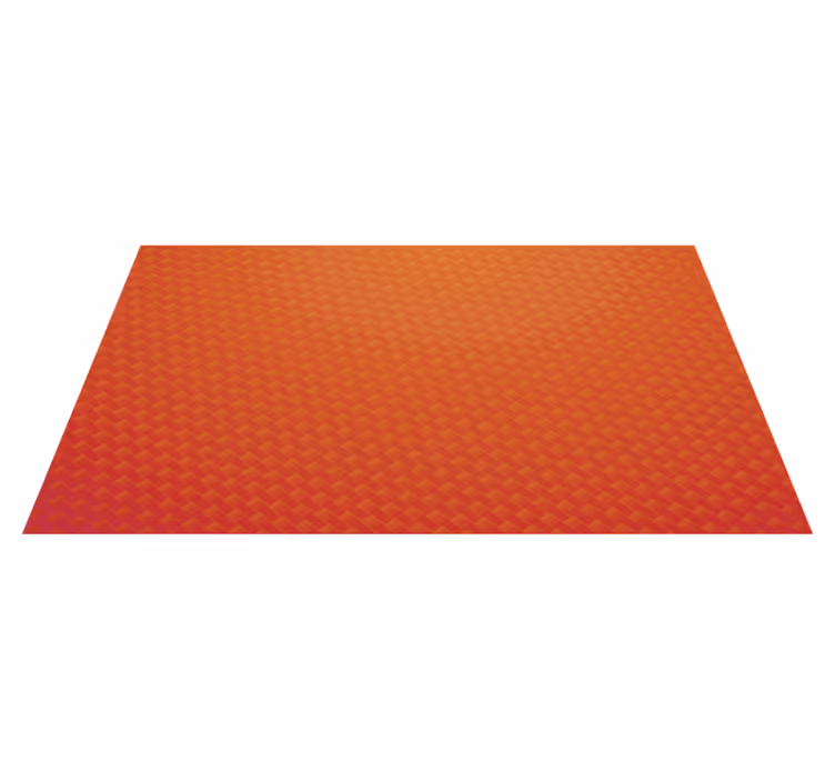 Levendig oranje effect vinyl tapijt andere textuur - TenStickers