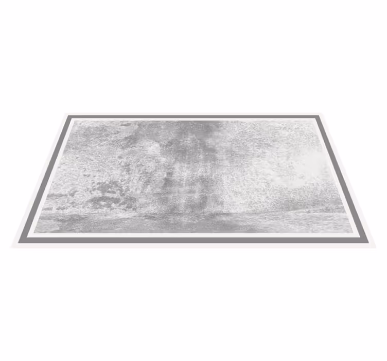 Versleten grijze kleur vinyl tapijt stenenstructuur - TenStickers