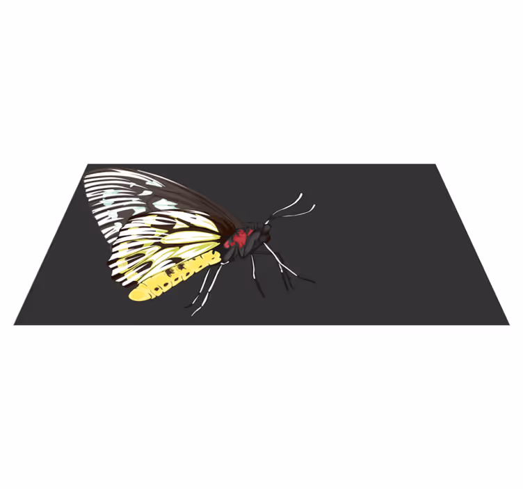 Vlinderbeelden vinyl tapijt natuur - TenStickers
