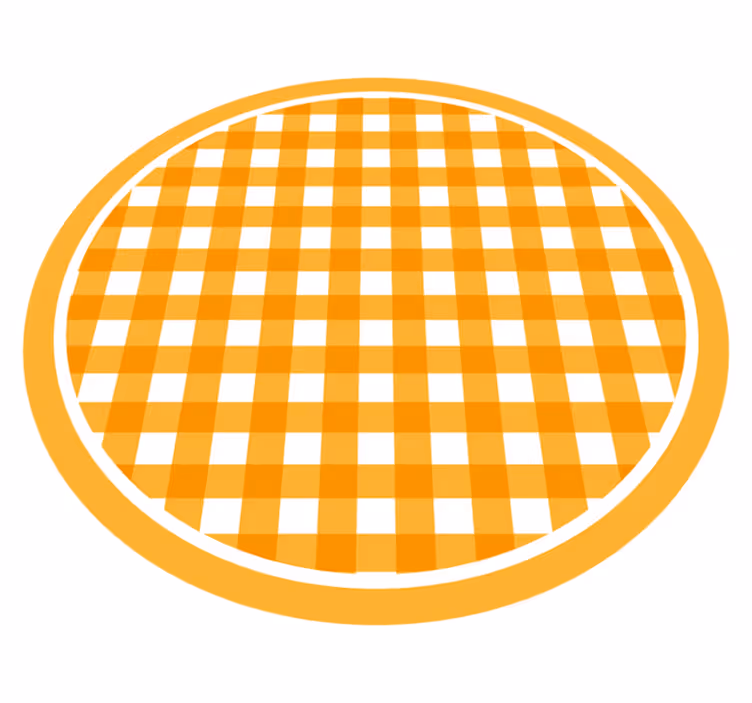 Vinyl tapijt textuur warm geruit patroon - TenStickers