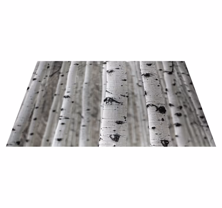 Berkenbos vinyl tapijt natuur - TenStickers
