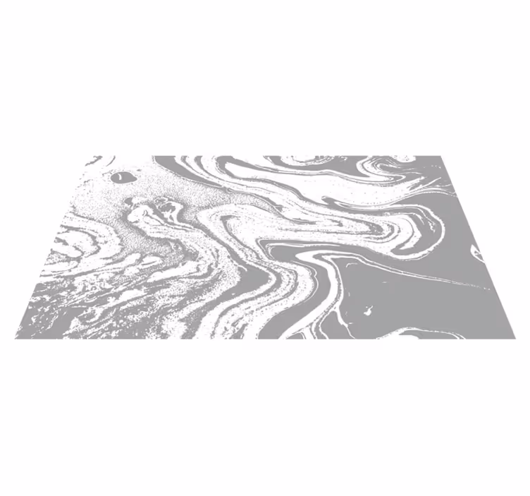 Elegante grijze werveling marmeren vinyl tapijt - TenStickers