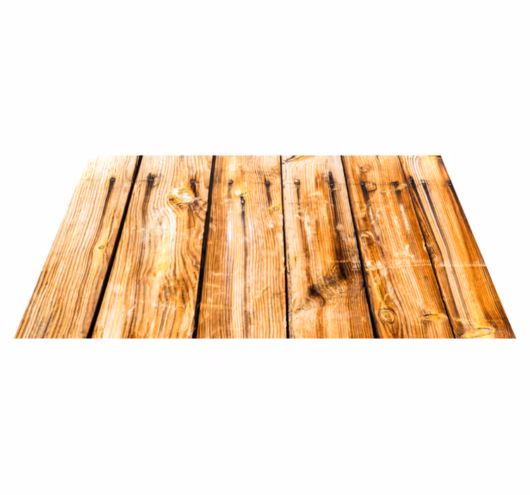 Rustieke klassieke planken vinyl tapijt houtstructuur - TenStickers