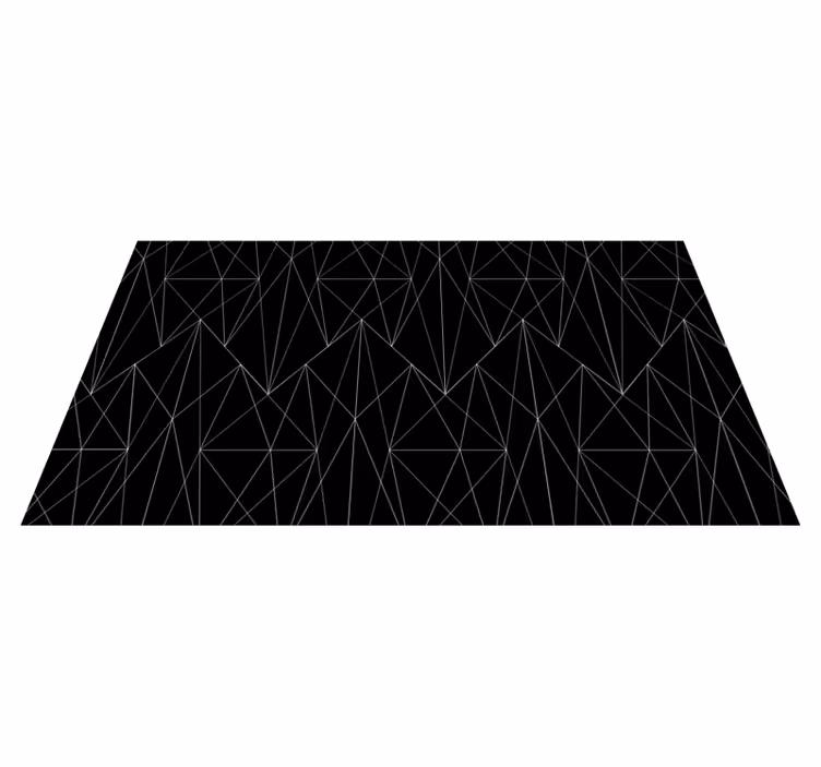 Stijlvolle stijl vinyl tapijt geometrisch - TenStickers