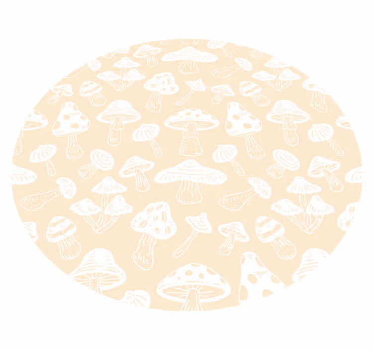 Marmeren vinyl tapijt mushroom idee - TenStickers
