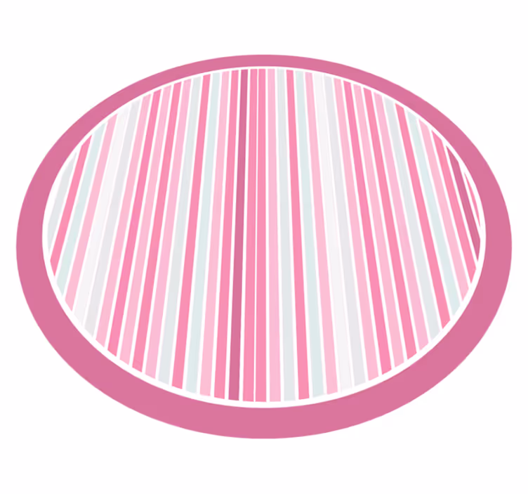 Chique gestreepte stijl vinyl tapijt strepen - TenStickers