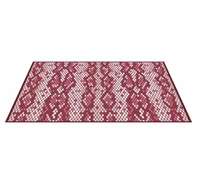 Diamant mozaïekpatroon vinyl tapijt textuur - TenStickers