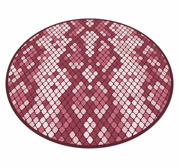 Ruitpatroon mix vinyl tapijt textuur - TenStickers