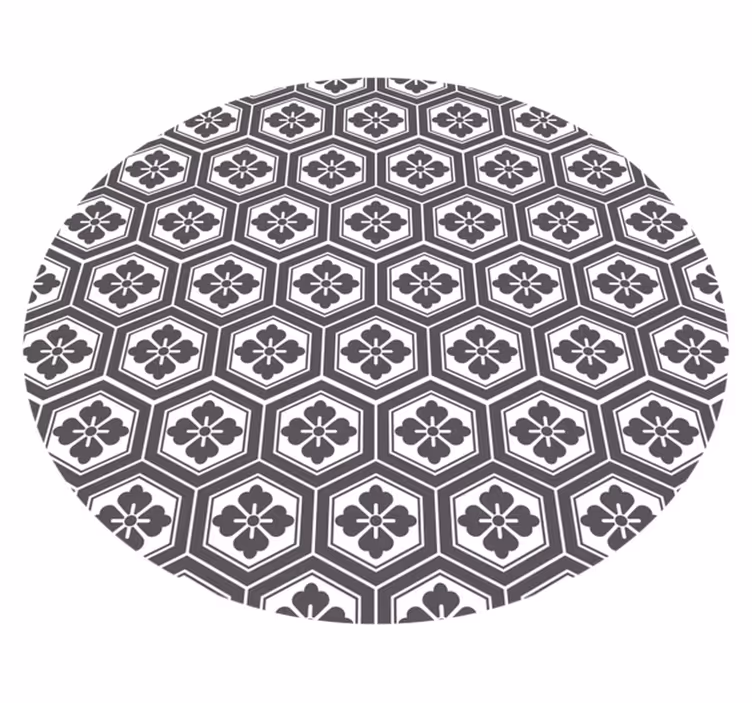 Vinyl tapijt tegels traditioneel japans patroon - TenStickers