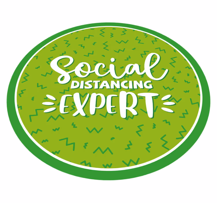 Vinyl tapijt wereldkaart afstandsmaatregelen expert - TenStickers