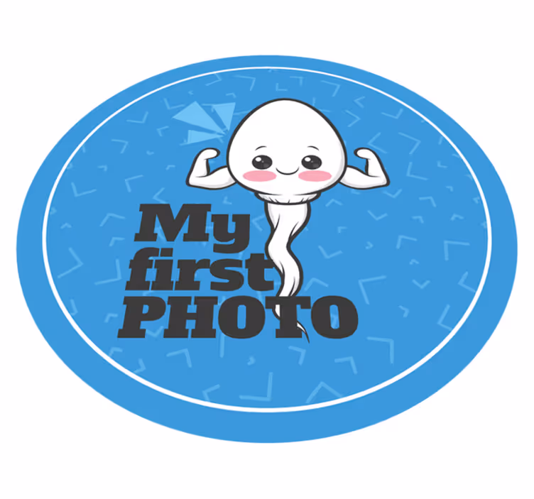 Mijn eerste foto vinyl tapijt zinnen en teksten - TenStickers