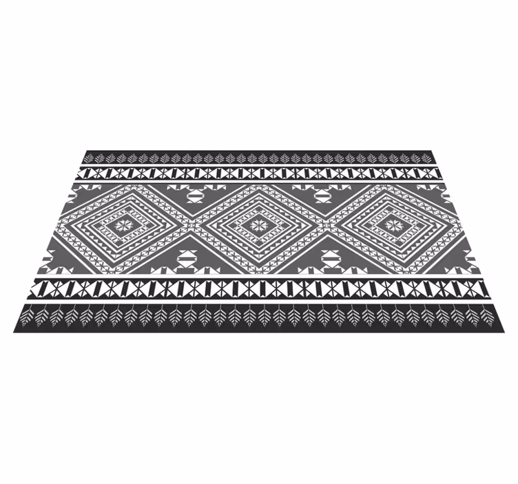 Geometrisch patroon chic vinyl tapijt etnisch - TenStickers