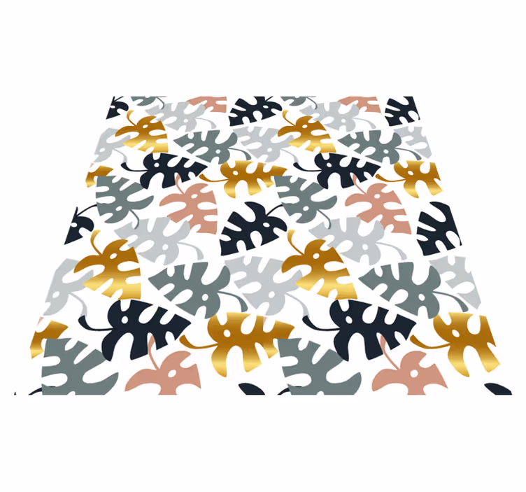 Vinyl tapijt natuur leaf embleem - TenStickers