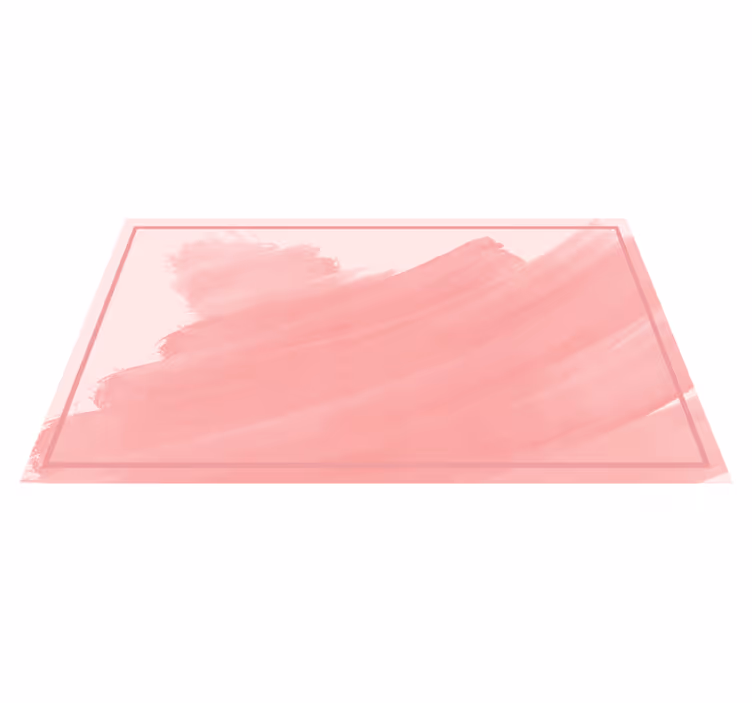 Zachte roze tinten vinyl tapijt slaapkamer - TenStickers