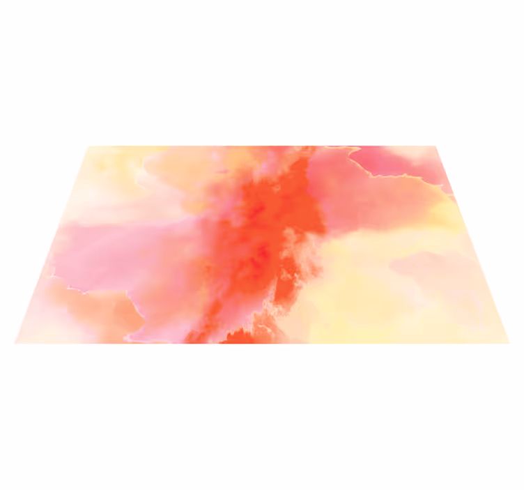 Levendige abstracte tinten vinyl tapijt meer kinderen - TenStickers