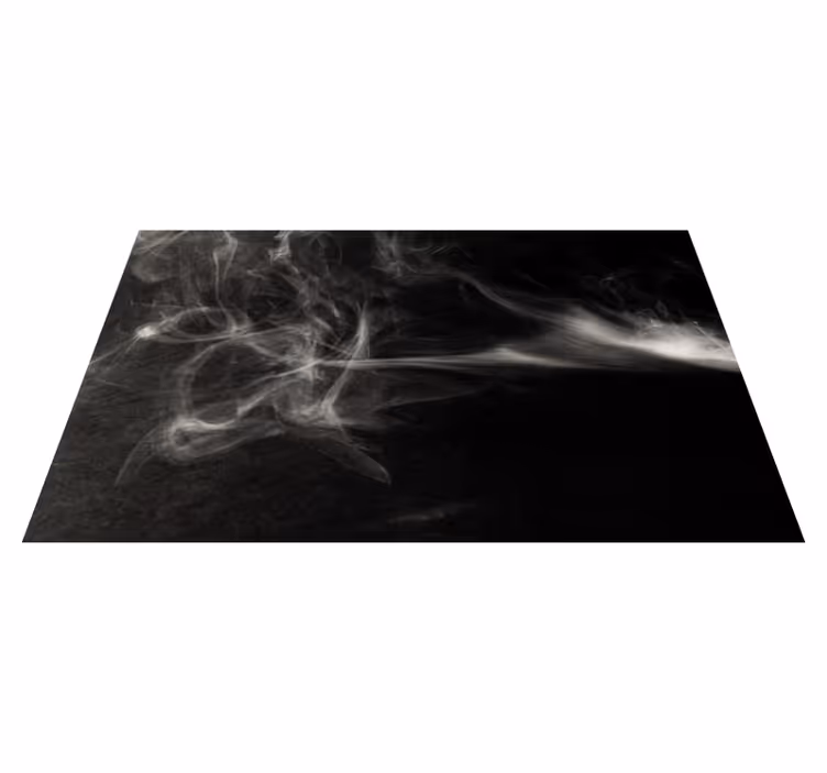 Rookwervelingen effect vinyl tapijt modern - TenStickers