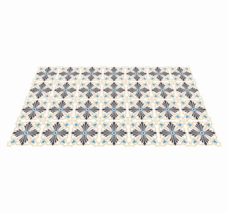 Elegante mozaïekstijl vinyl tapijt mozaïek - TenStickers