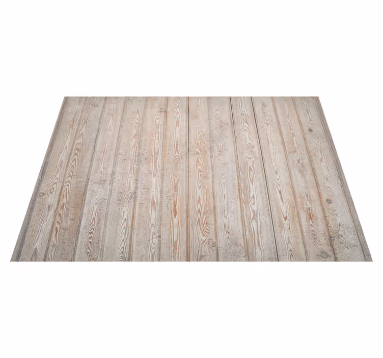 Lichtbruine planken vinyl tapijt houtstructuur - TenStickers