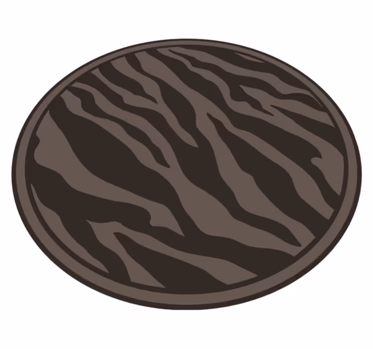 Elegant zebrapatroon vinyl vloerkleed dierenprint - TenStickers