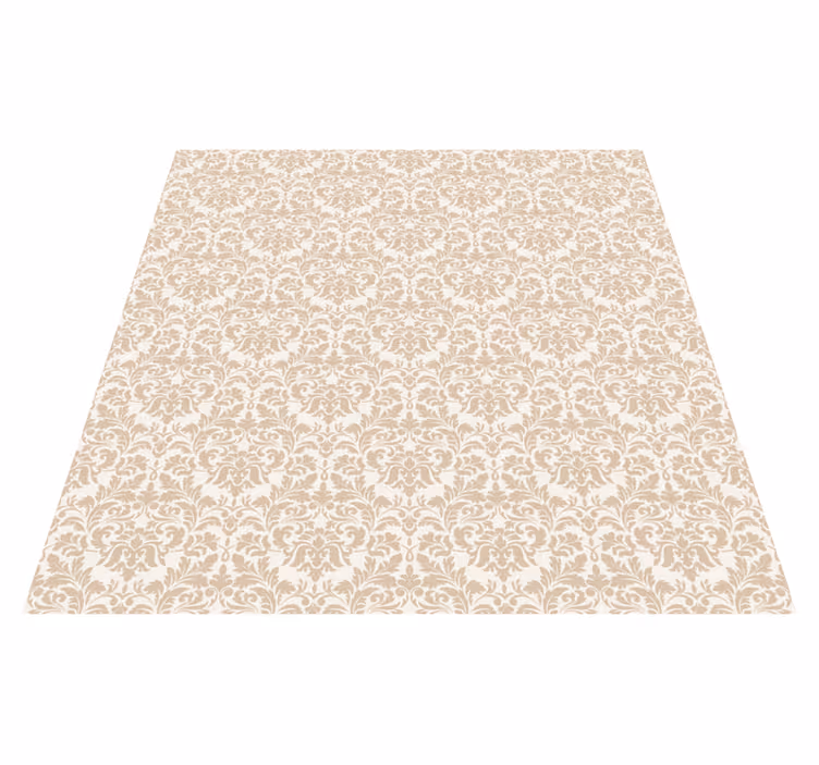 Delicaat bloemenmotief Vinyl tapijt ontvangsthal - TenStickers