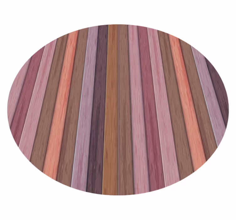 Diagonale paarse strepen vinyl tapijt houtstructuur - TenStickers