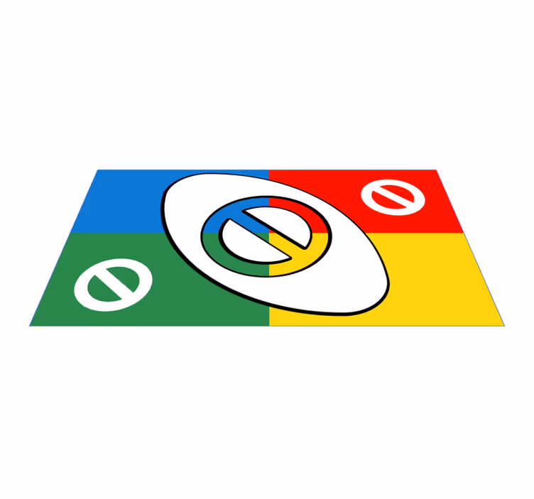 Kleurrijke ronde vormen vinyl tapijt meer kinderen - TenStickers