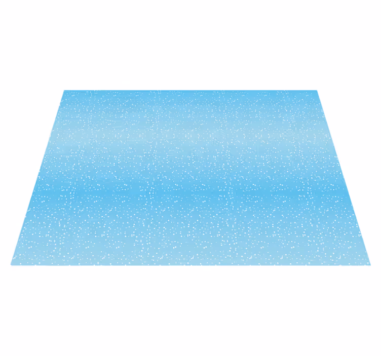 Blauwe sprankelende overlay vinyl tapijt blauw - TenStickers