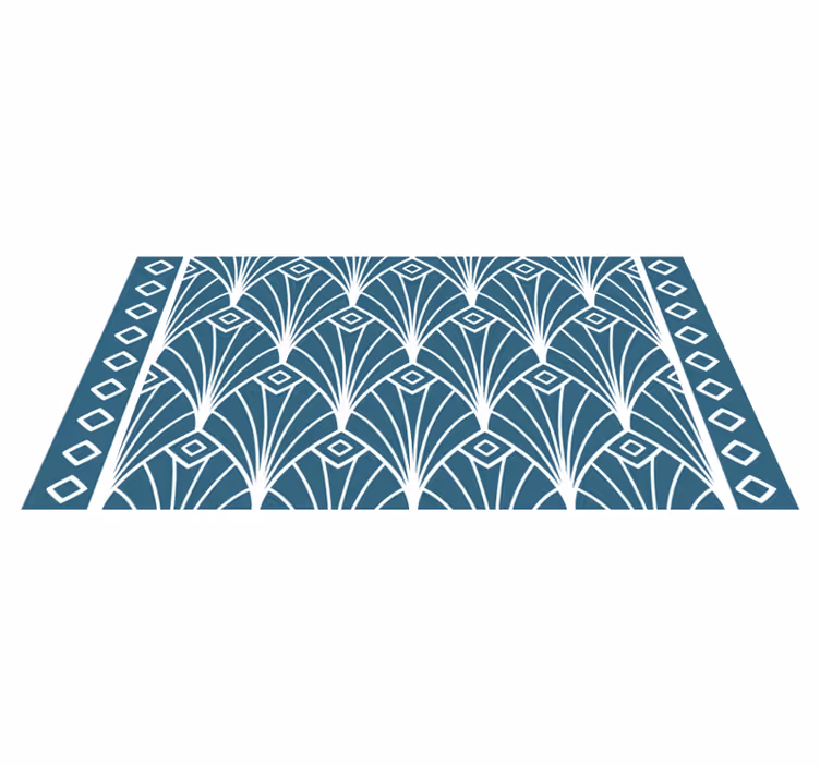 Art deco patronen vinyl tapijt meer kinderen - TenStickers