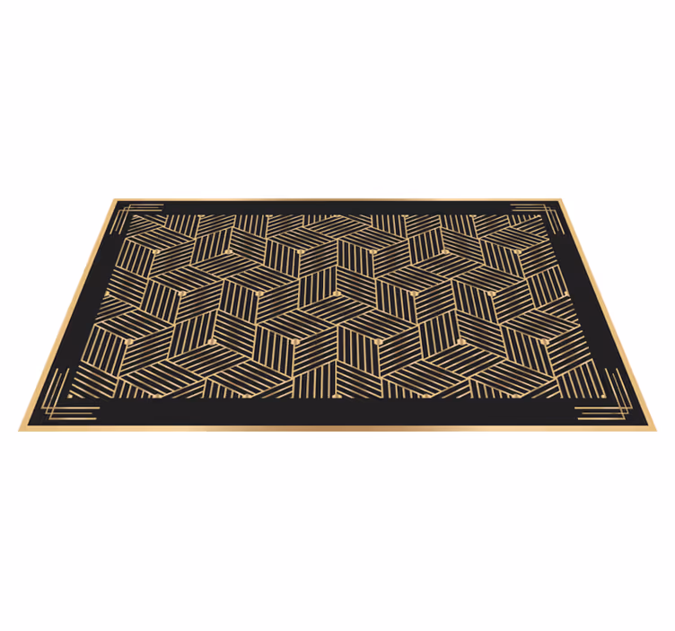 Stijlvol patroon vinyl tapijt geometrisch - TenStickers