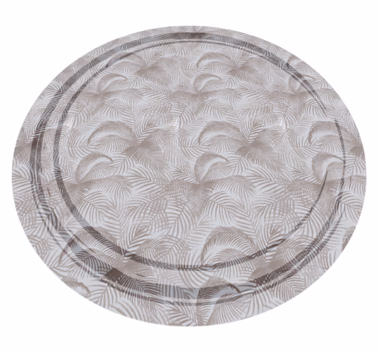 Botanische overlay vinyl tapijt bloemen en planten - TenStickers
