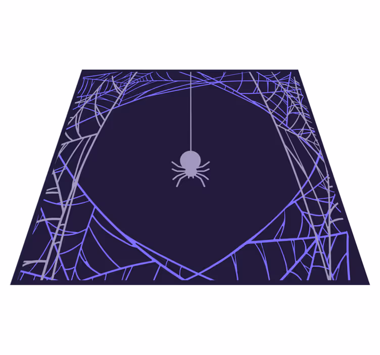 Vinyl tapijt halloween spinnenweb patroon - TenStickers