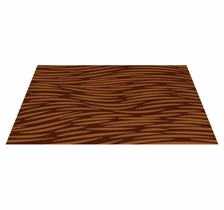 Houtnerf textuur vinyl vloerkleed dierenprint - TenStickers