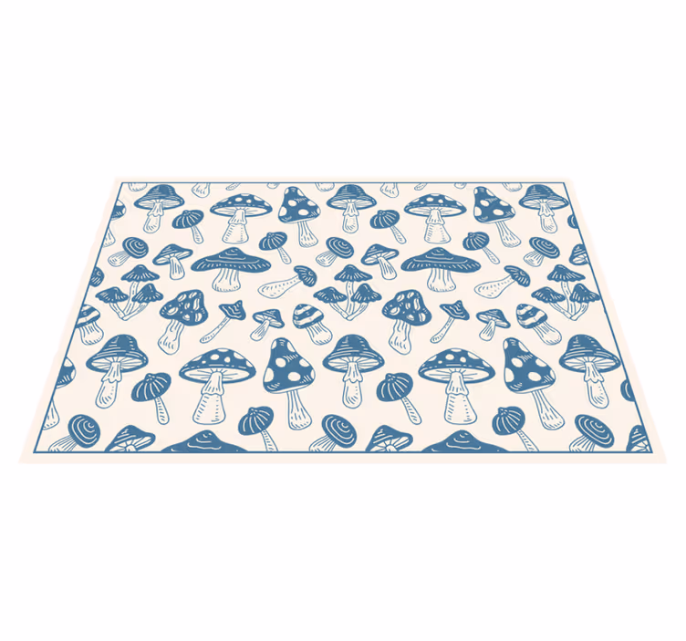Chique met schimmels vinyl tapijt natuur - TenStickers