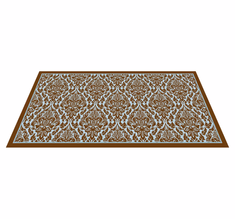 Elegant bloemstuk vinyl tapijt antiek - TenStickers