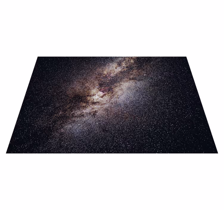 Astrale avondval vinyl tapijt slaapkamer - TenStickers