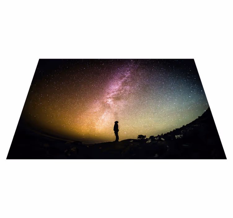 Hemels landschap vinyl tapijt natuur - TenStickers