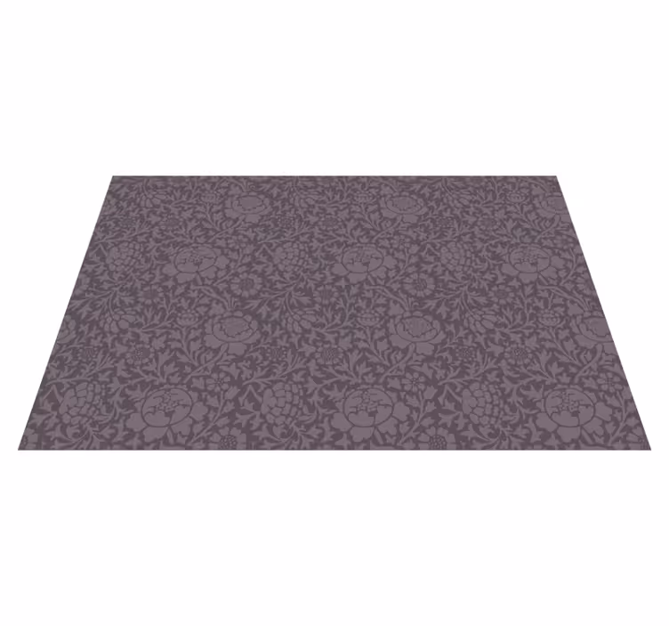 Elegant Bloemenpatroon vinyl vloerkleed - TenStickers